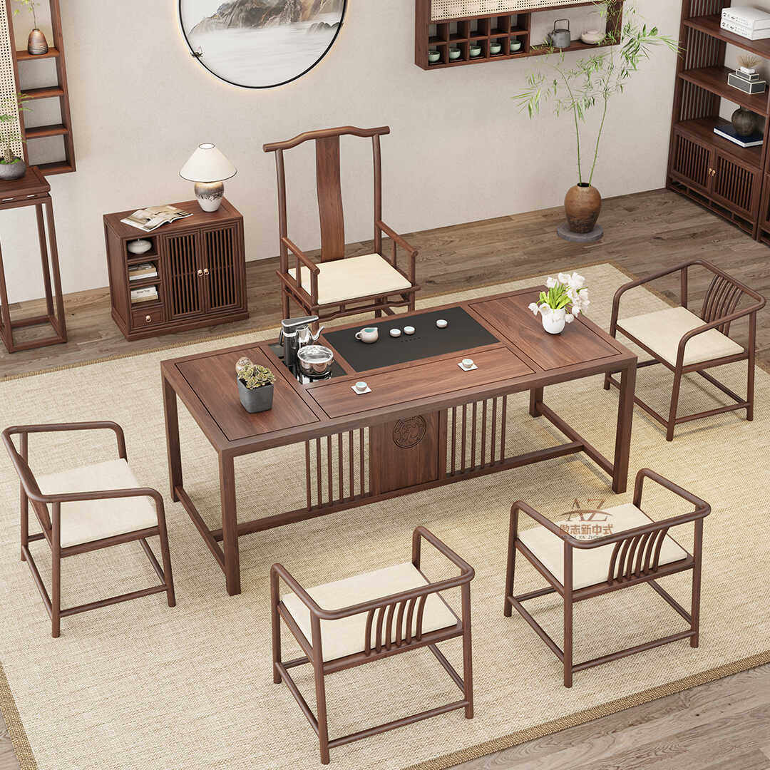 新中式禅意茶几茶桌椅组合实木简约现代功夫泡茶台白蜡木功夫茶台,住宅家具,家用茶台/茶桌,淘宝优惠券,粉丝福利购,淘宝优惠卷