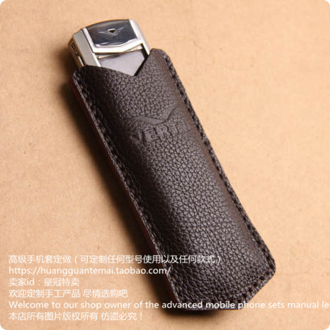 威图signature头层牛皮手机壳