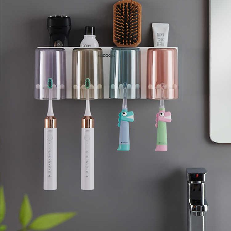 意可可漱口杯架一家人的置物架子