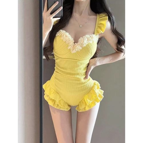 2025新款高级纯欲连体泳衣