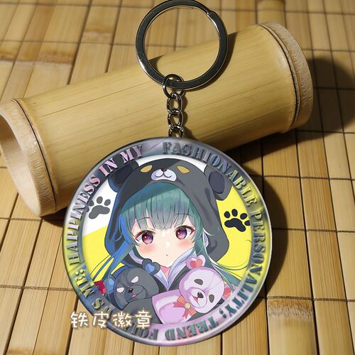 熊熊勇闯异世界 周边挂件钥匙扣铁皮徽章吊坠定制礼物礼品
