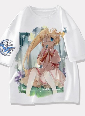 rewrite 小鸟朱音篝凤千早 周边白色短袖T恤 衣服体恤半袖定制