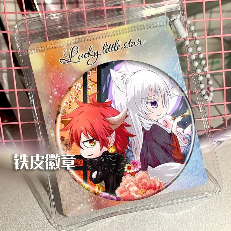 元气少女缘结神 周边谷子吧唧徽章胸针挂件小礼品胸章 定制