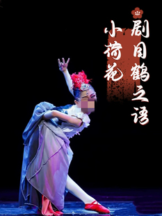 桃李杯古典舞鹤之语舞蹈演出服桃李杯少儿舞表演艺越鸟头饰