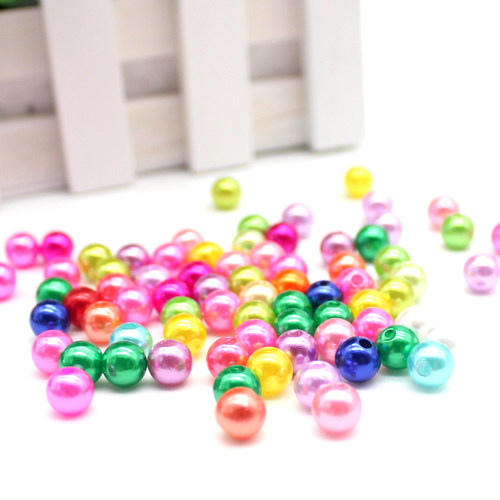 4mmabs仿珍珠磨砂抛光塑料diy
