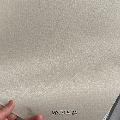 米黄竖纹墙布高档灰黄浅灰色壁布