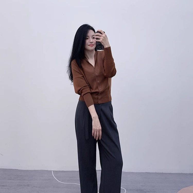 永不过时的经典 超值清仓大牌尾货天丝羊毛宽松显瘦春秋毛衣外套