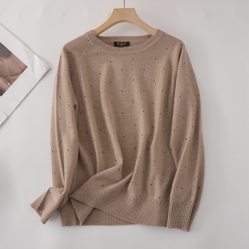 品牌尾货清仓100山羊绒保暖毛衣