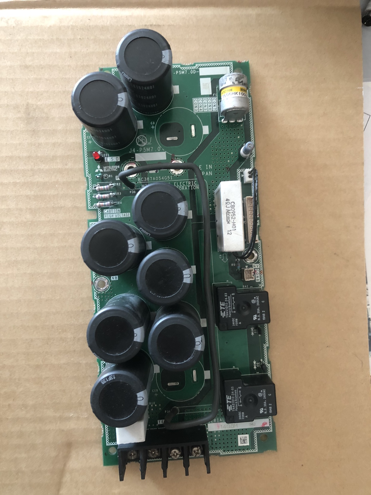 三菱伺服MR-j4-700a/700b电容板 电源板，j4-p5m7.0D拆机包好看图