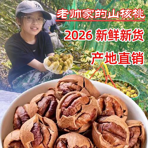 特好剥特大籽2026新货临安山核桃