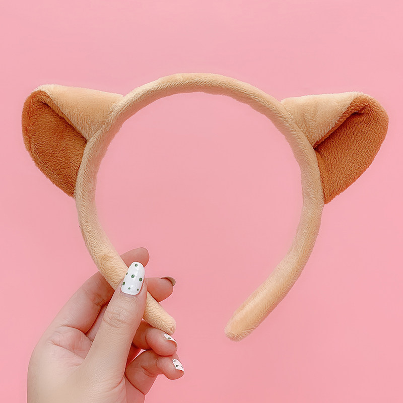 可爱狮子耳朵发箍宽边洗脸发卡甜美头饰超萌狮王辛巴动物卡通发饰