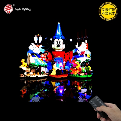 兼容乐高21352米奇城堡LED灯饰