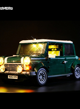 兼容乐高10242Mini Cooper汽车积木led灯饰MOC灯光改装diy灯组