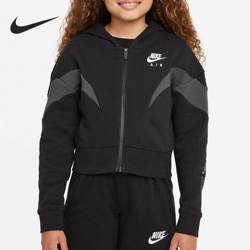 Nike/耐克正品夏季新款大童运动连帽夹克外套DD7137-010