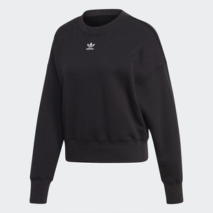 女子休闲套衫 Adidas 冬季 三叶草 圆领卫衣EK0329 阿迪达斯正品