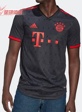 Adidas/阿迪达斯正品FCB 3 AU JSY 拜仁慕尼黑足球透气短袖H39910