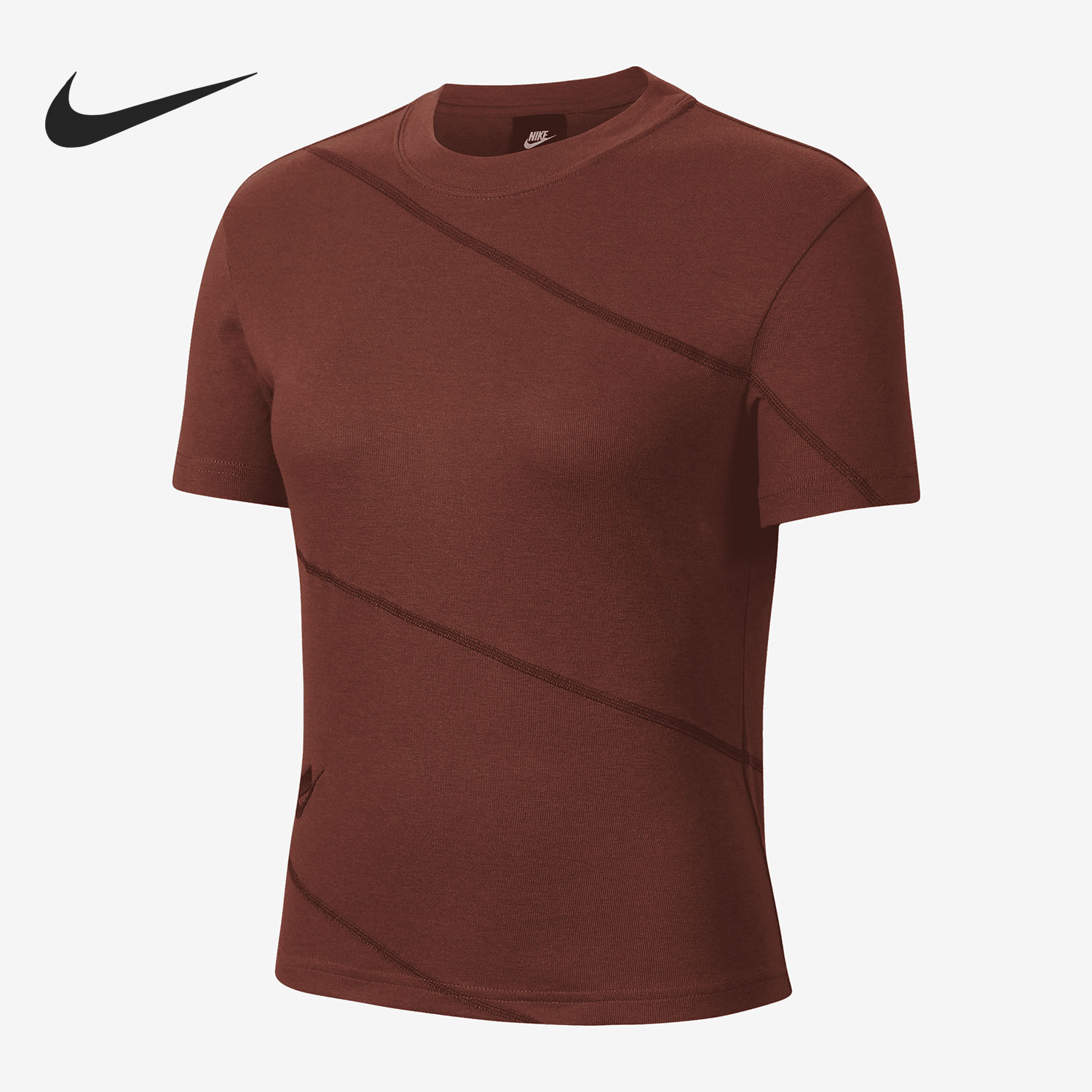 Nike/耐克正品 夏季新款女子休闲透气运动短袖T恤CZ9359-231 - 实物图