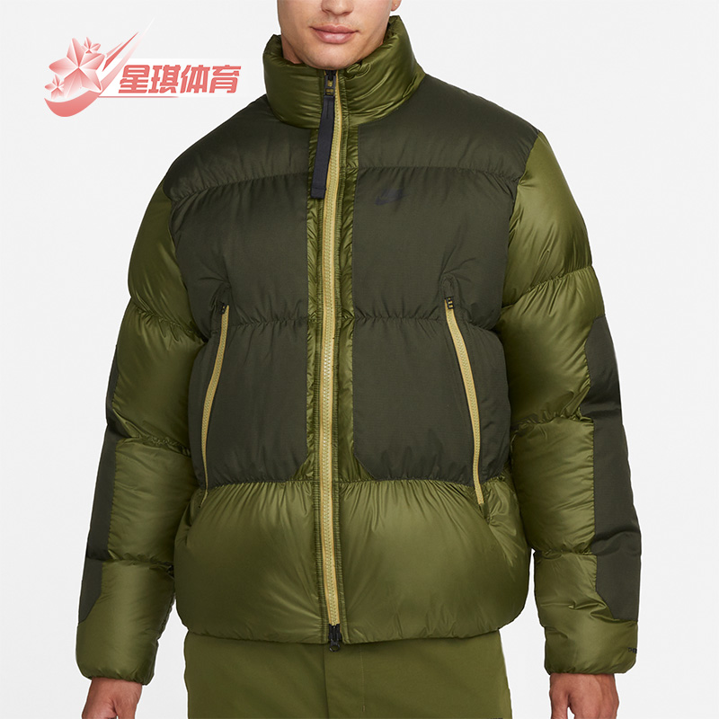 耐克男子休闲保暖短款运动羽绒服