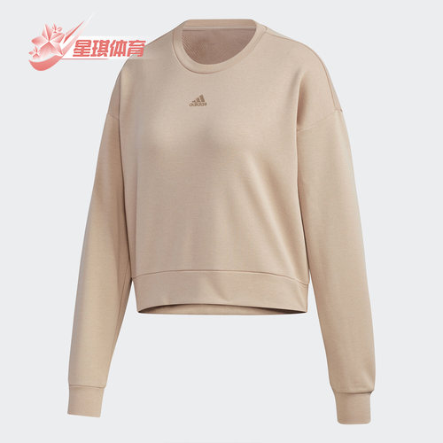 阿迪达斯女子宽松套头衫卫衣