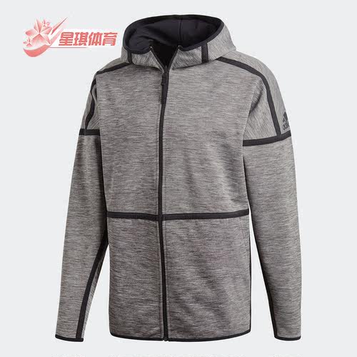 Adidas新款连帽运动外套防风夹克
