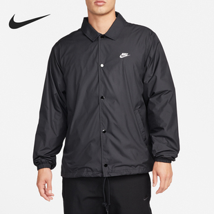 男士 新款 休闲宽松梭织翻领外套FN3317 耐克正品 Nike