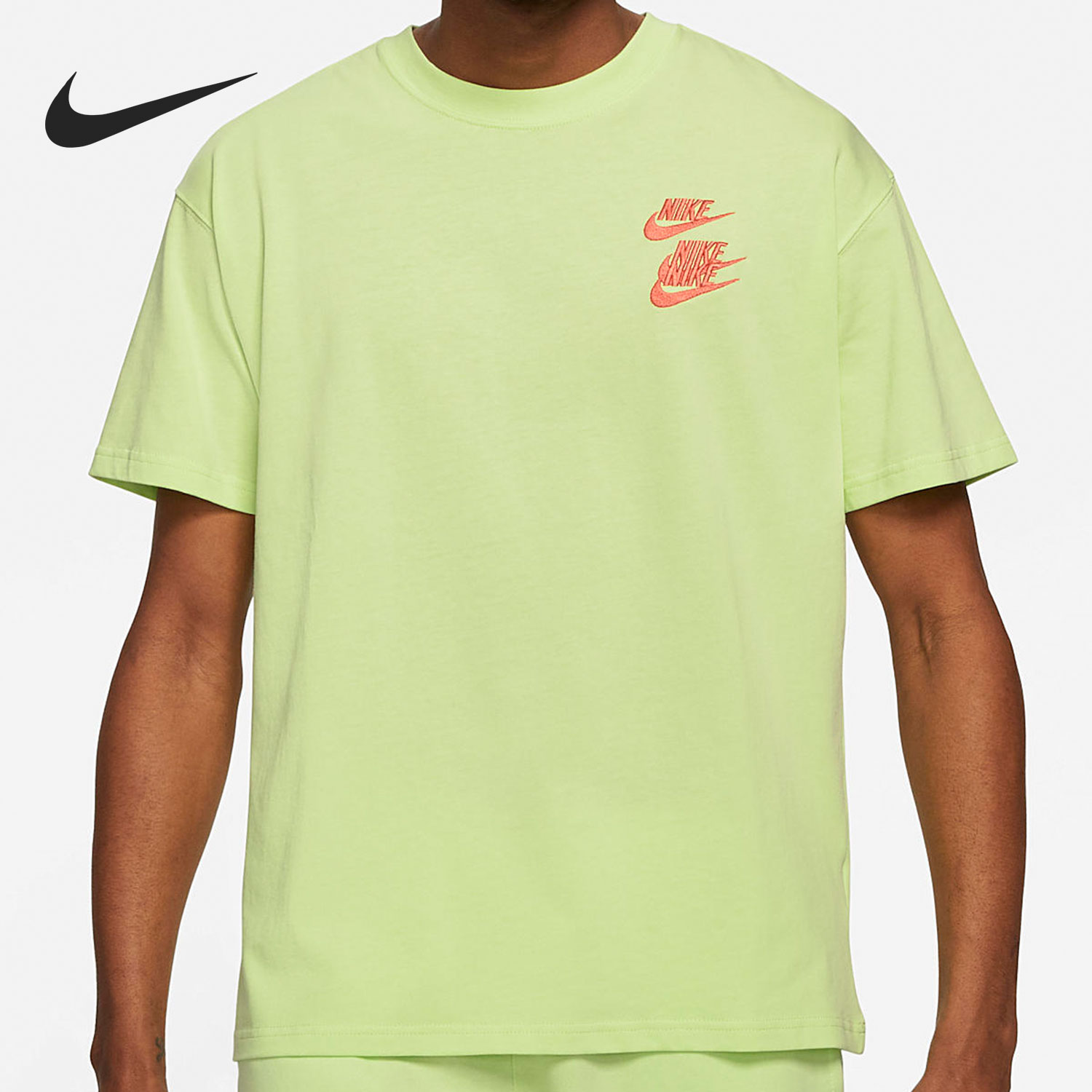 耐克男子短袖刺绣运动t恤