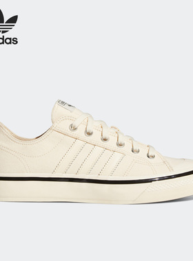Adidas/阿迪达斯正品三叶草Nizza RF 74 男女低帮透气板鞋 GX8340
