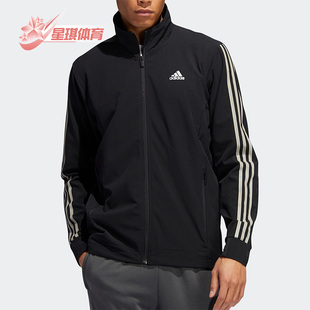 新款 男子运动休闲健身夹克外套GE3424 春季 Adidas阿迪达斯正品