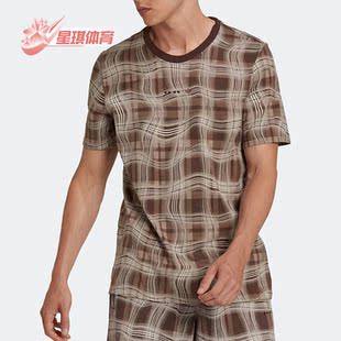 Adidas 阿迪达斯正品 三叶草AOP T恤HK2744 TEE男子运动休闲短袖
