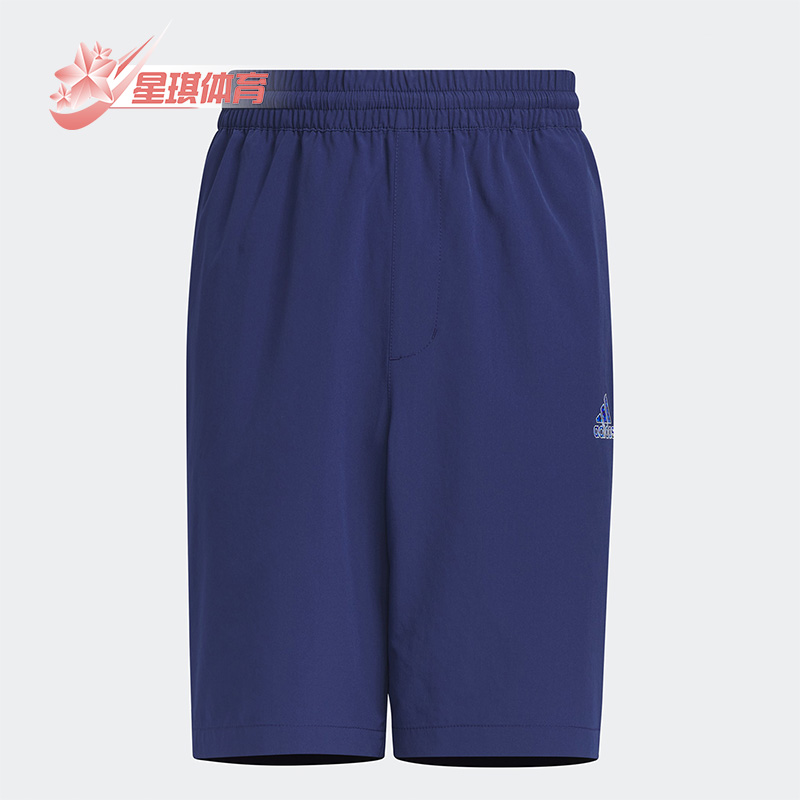 阿迪达斯大童运动短裤
