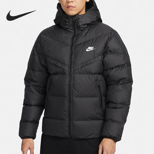 新款 Nike 冬季 男子运动保暖连帽羽绒服FB8178 耐克正品 010