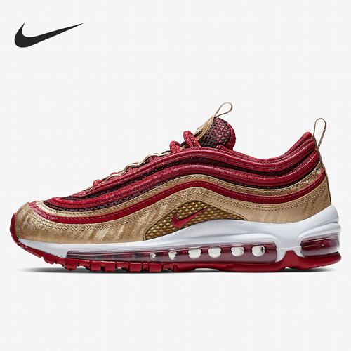 Nike/耐克正品 AIR MAX 97 低帮气垫大童运动跑步鞋 BQ4429-600