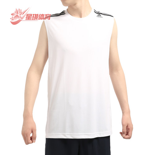 Adidas夏季新款运动休闲透气背心