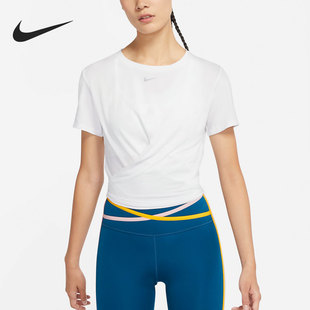 DD4922 Nike 100 圆领女子运动服休闲T恤 夏季 耐克正品 新款