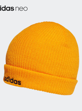 Adidas/阿迪达斯正品Neo 秋季新款男女保暖针织帽H34795