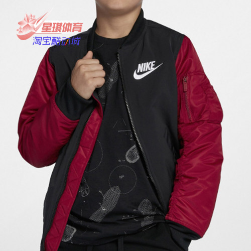 新款大童保暖棉服棒球夹克外套
