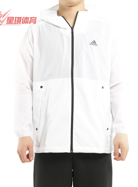 Adidas/阿迪达斯正品 O2 WB WIND 男子休闲运动夹克外套EH3768