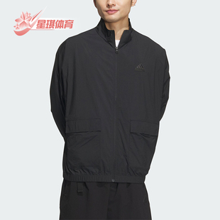 梭织夹克外套IT3954 Adidas JKT男士 阿迪达斯正品