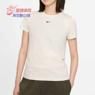 新款 春季 女子时尚 百搭休闲运动短袖 CZ7340 Nike T恤 耐克正品