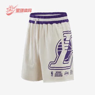 DR2328 湖人队男子运动休闲舒适宽松篮球五分裤 027 耐克正品 Nike