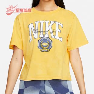 耐克正品 T恤DR9010 夏季 女运动休闲透气舒适印花短袖 739 新款 Nike
