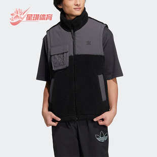 保暖运动马甲 三叶草男子秋冬季 IC8160 阿迪达斯正品 Adidas