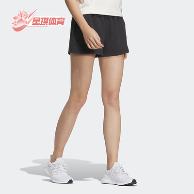 女子运动休闲短裤阿迪达斯正品