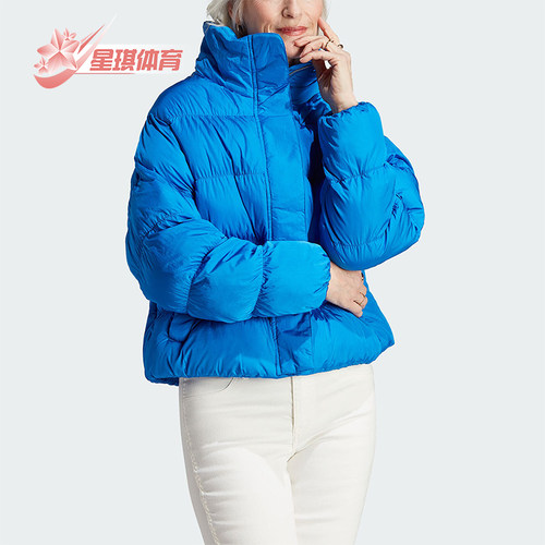 阿迪达斯正品女子宽松棉服