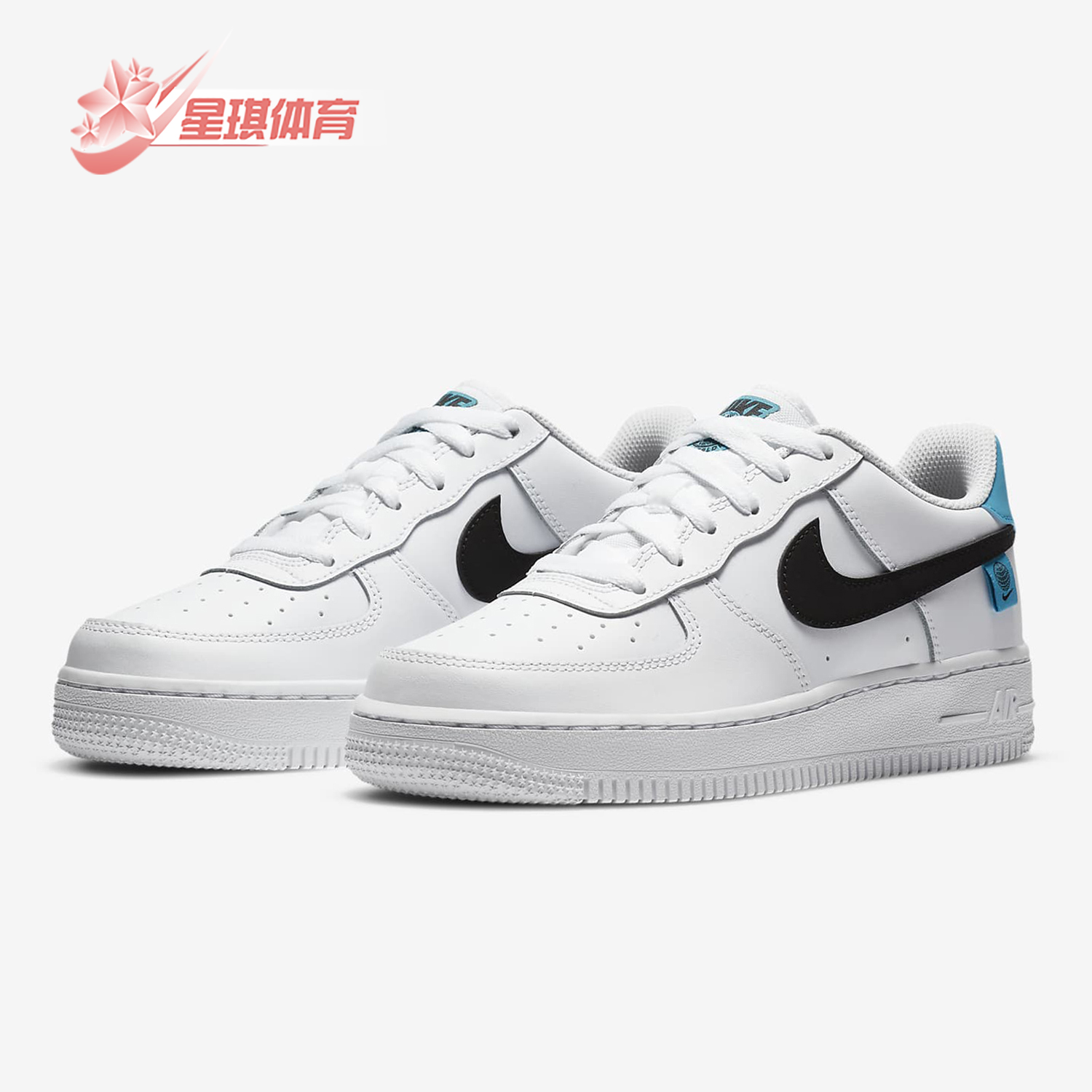 NIKE/耐克正品 AIR FORCE 1 WW (GS) 大童防滑运动休闲鞋 CN8533