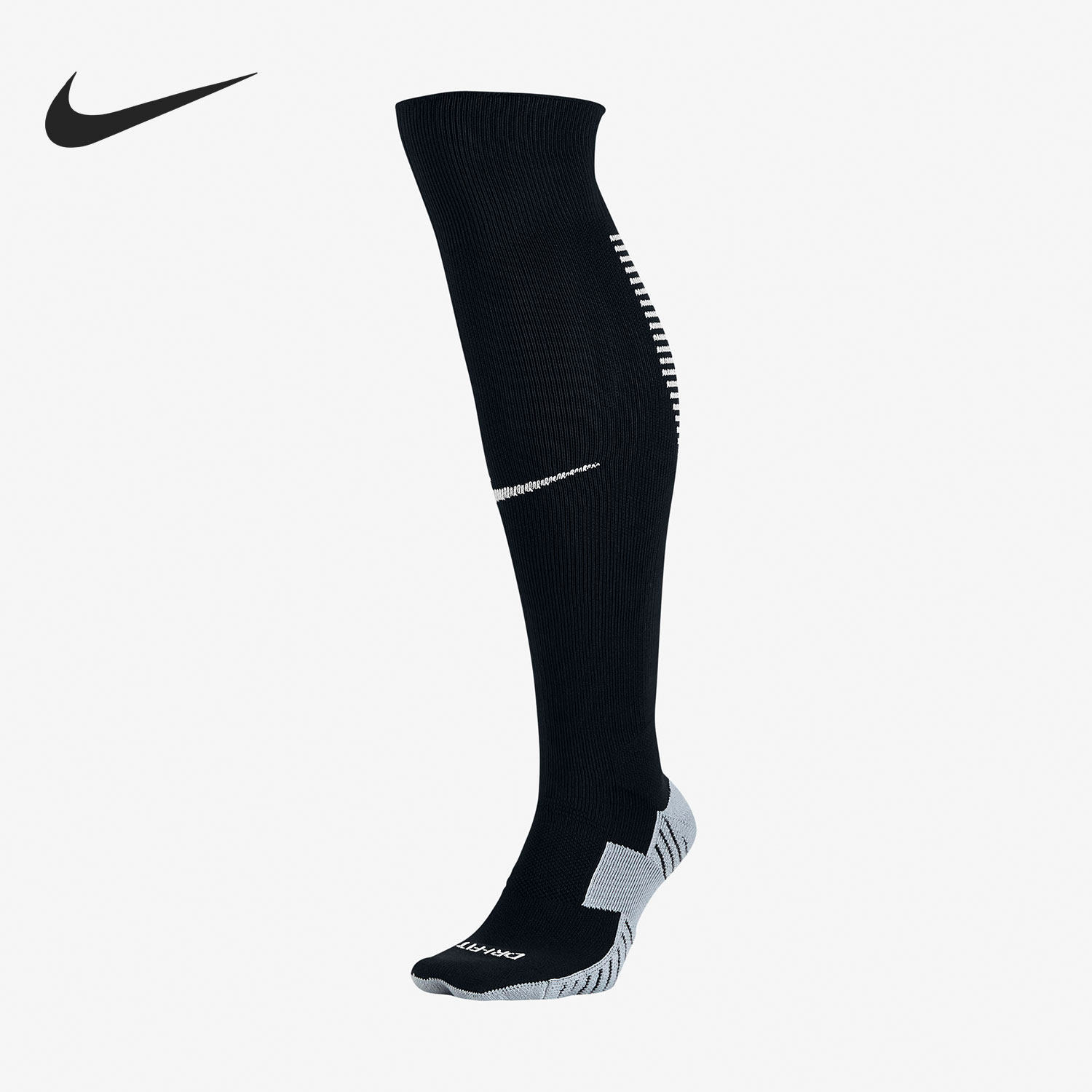耐克高筒耐磨男女足球袜子