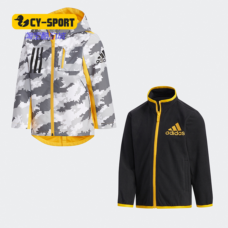 adidas正品冬季训练eh4149小童装