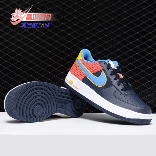 Nike/耐克正品AIR FORCE 1 NOW (GS) 男童休闲运动板鞋AV0748-400