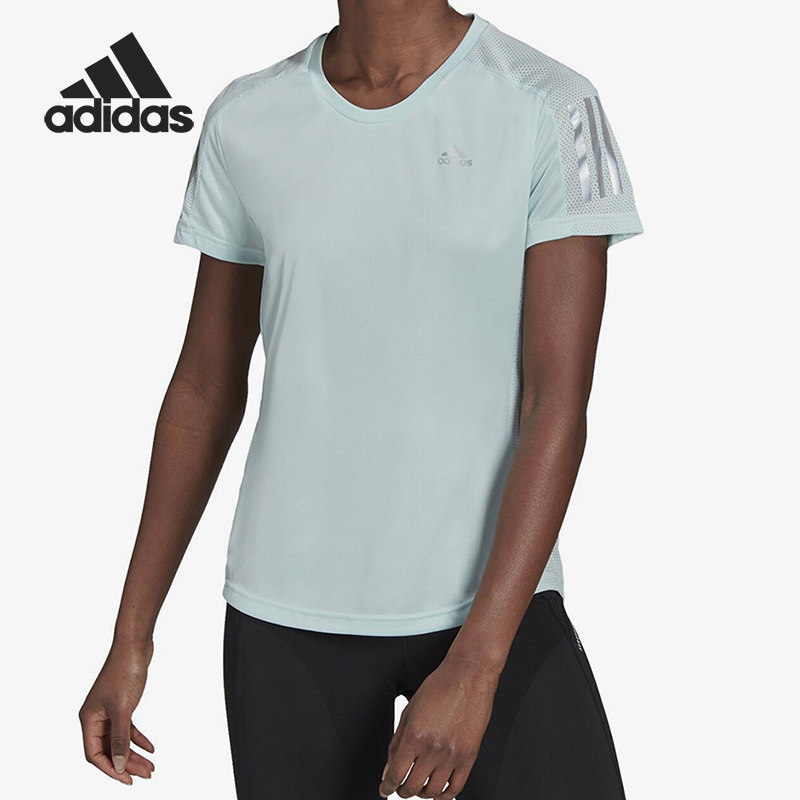 阿迪达斯女子正品运动T恤清仓特价H30046【亚洲码】