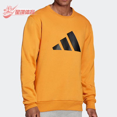 运动圆领套头阿迪达斯